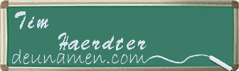 Tim Haerdter Visitenkarte